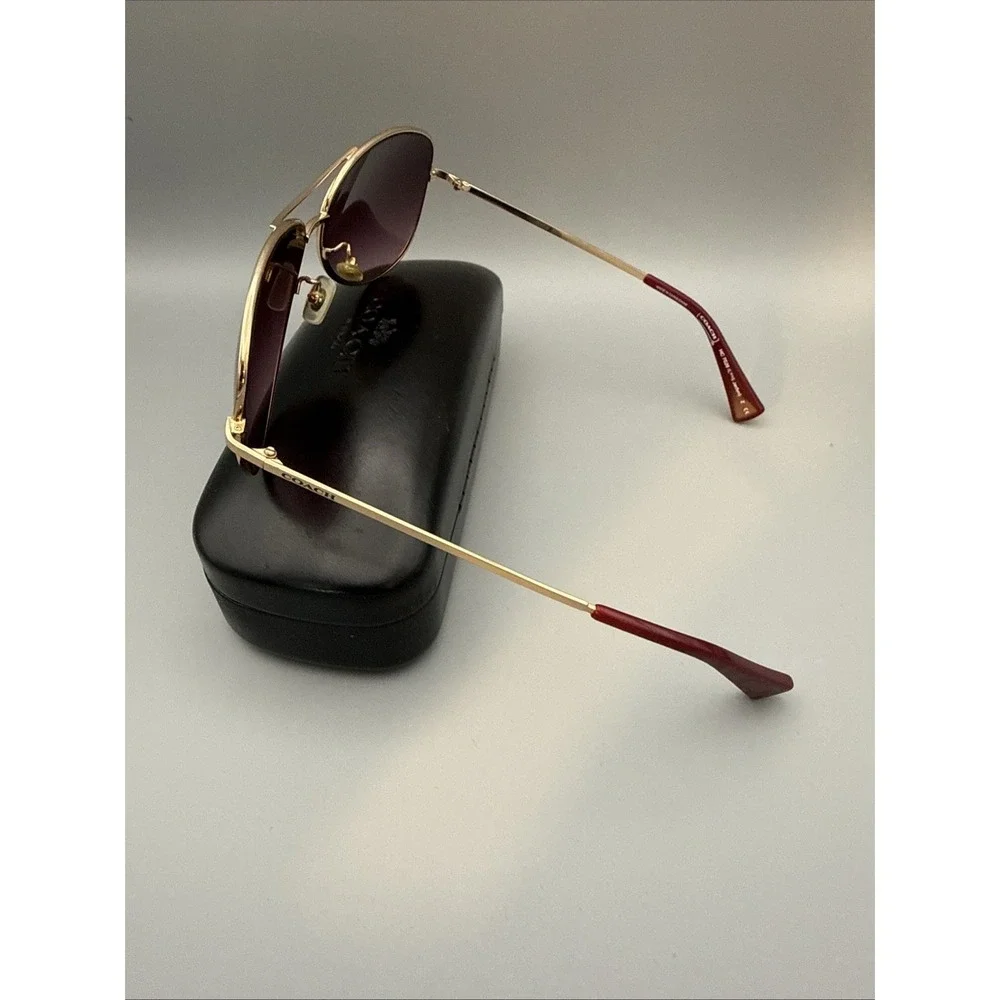 Coach gold aviator